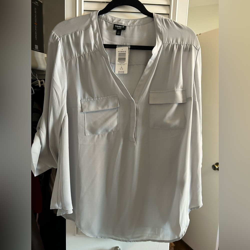 Torrid never worn light grey Harper